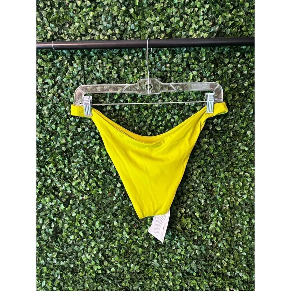 Dos Gardenias Carbon38 Falcon Bikini Bottoms Sz 2/Small Moss NWT